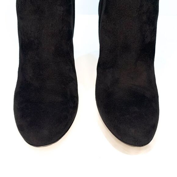 Valentino Garavani Rockstud Boot EU 36.5 US 6.5 Black Studded Heeled Bootie - Picture 3 of 11